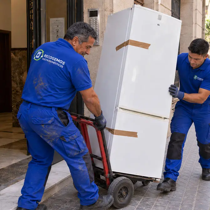 recogida de nevera vieja en barcelona