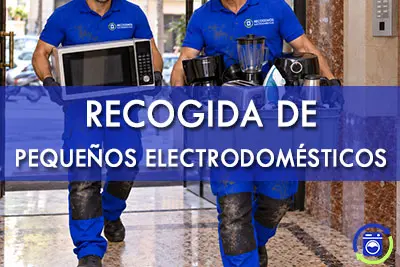 Recogida de pequeños electrodomésticos a domicilio en Barcelona