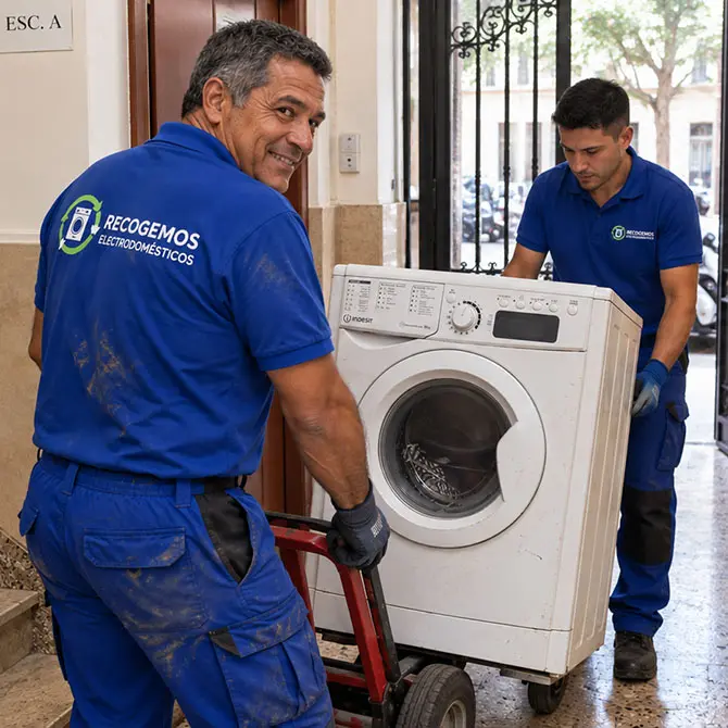 recogida de lavadora usada en barcelona